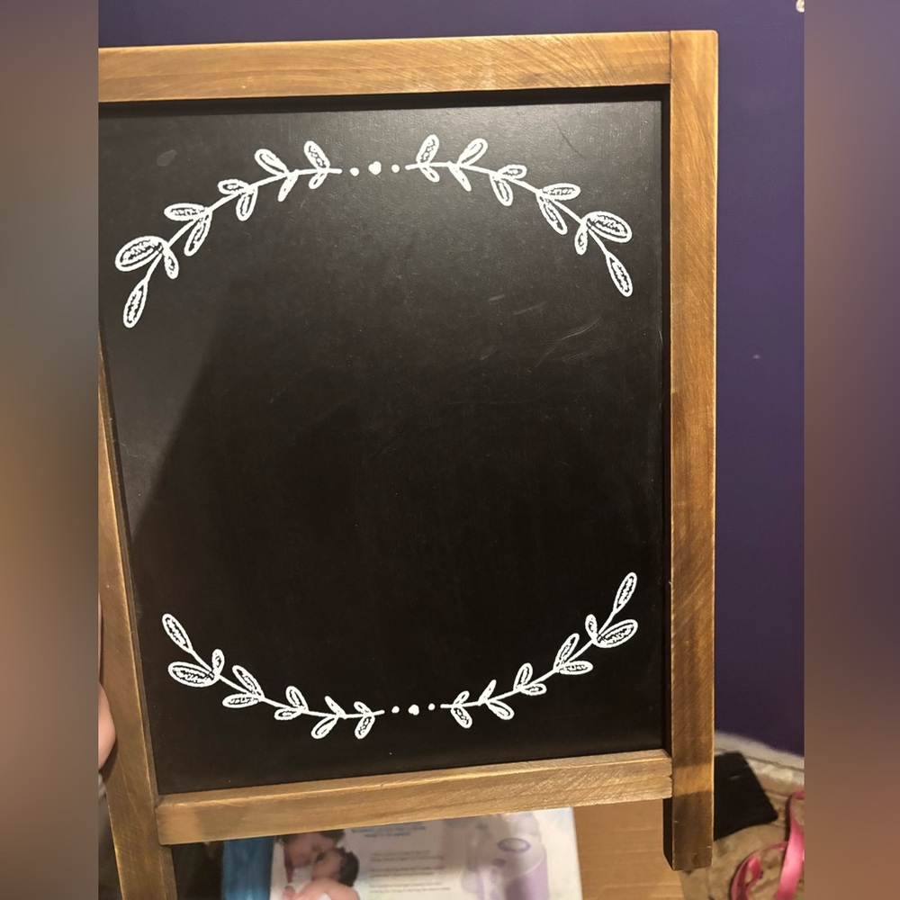 Chalk board prop